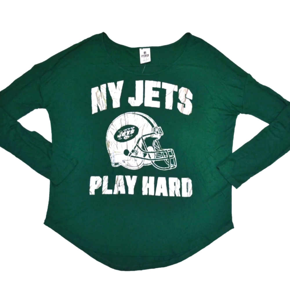 VS Victoria Secret PINK NY Giants NFL Oversized Top Light Weight S M L